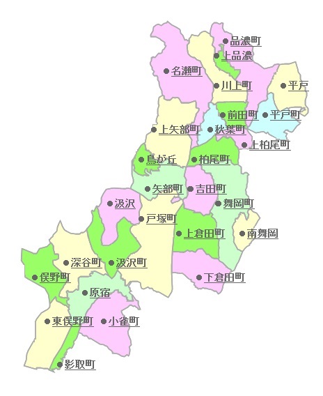 戸塚区マップ
